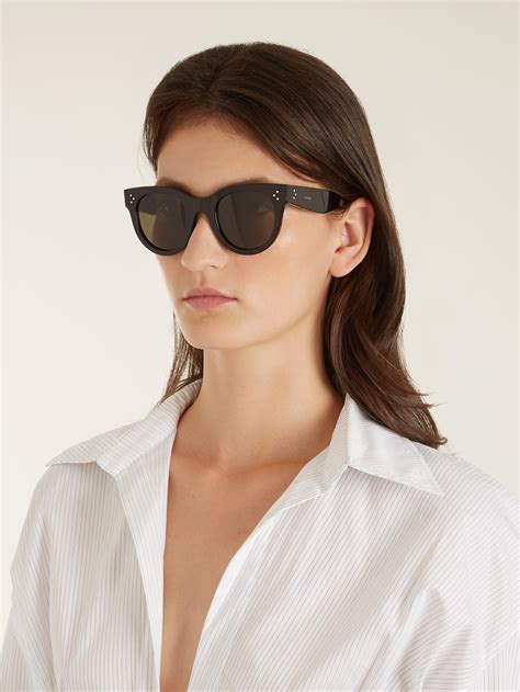 celine new audrey sunglasses beige|celine sunglasses flat top.